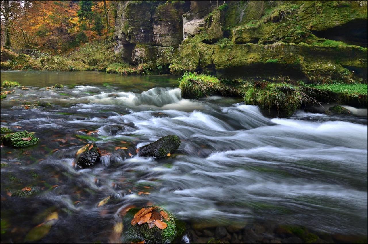 Penzion Na Vyhlídce Hřensko Exterior foto